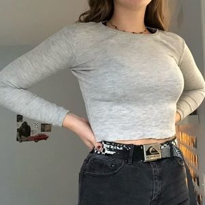 Brandy Melville ask thermal crop top